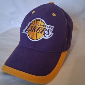Los Angeles Lakers- Embroidered Strapback Cap. Elevation One-Size